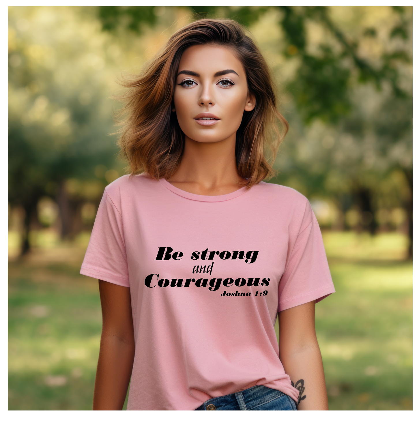 Be Strong and Courageous Unisex Classic Tee