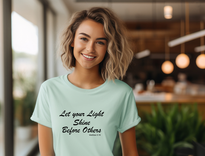 Let Your Light Shine Unisex t-shirt